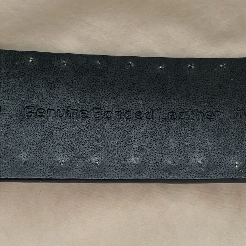 Vintage Calvin Klein Studded Belt Black Silver Ball Studs
